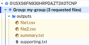 Request file tree
